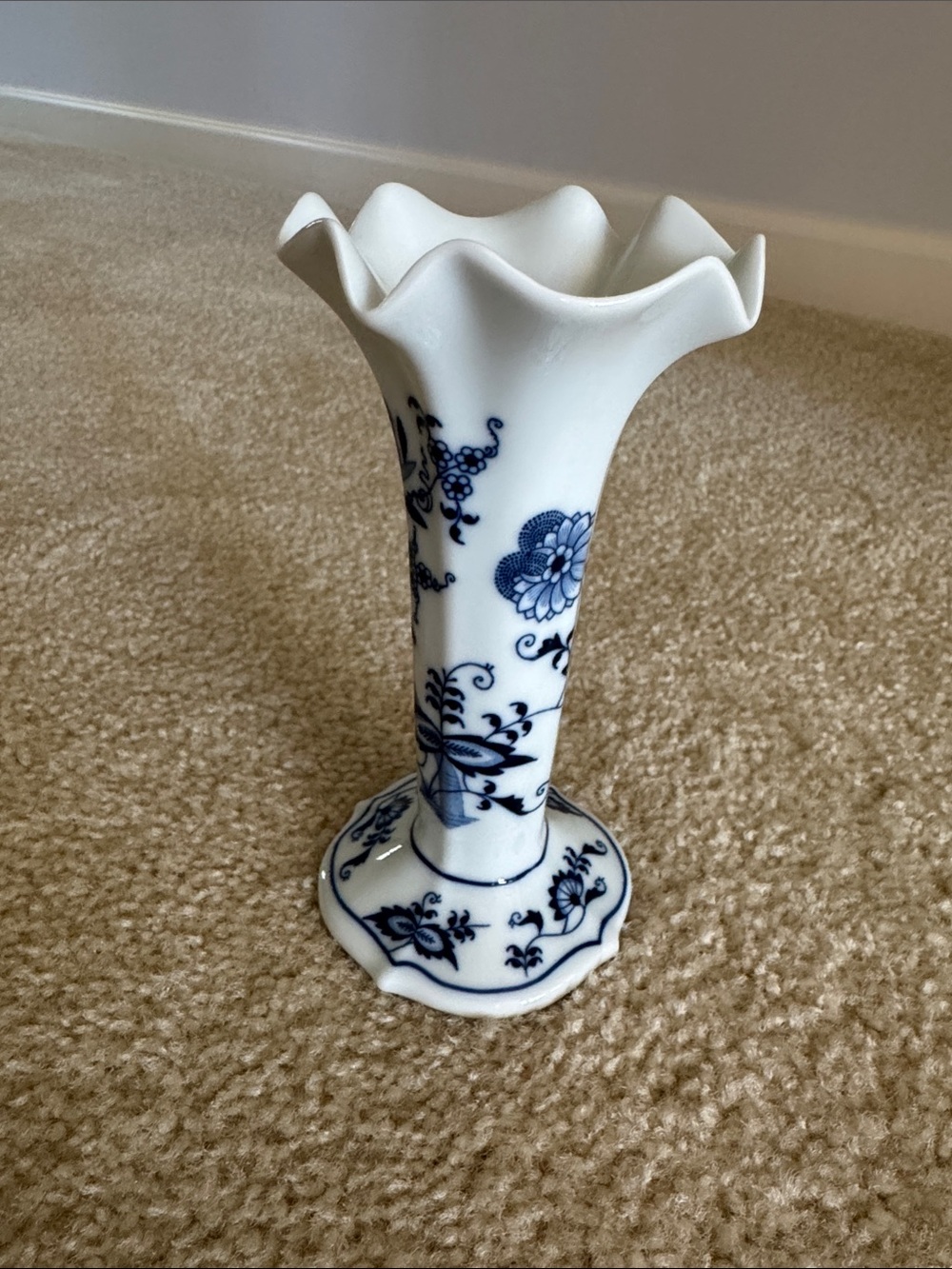 Blue Danube Ceramic Bud Vase